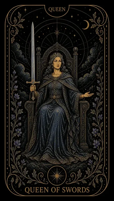 Queen of Swords, Reversed